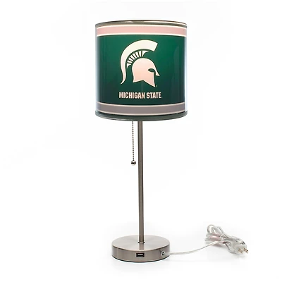 Imperial Michigan State Spartans Chrome Desk Lamp
