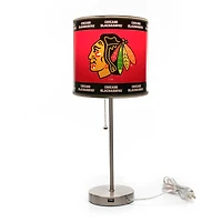 Imperial Chicago Blackhawks Chrome Desk Lamp