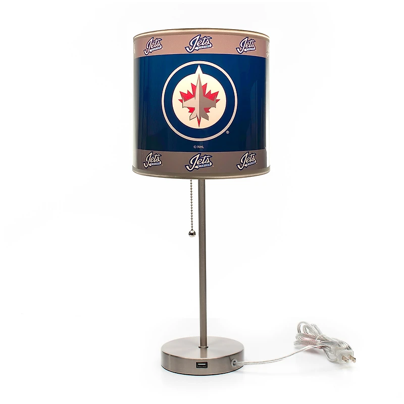 Imperial Winnipeg Jets Chrome Desk Lamp