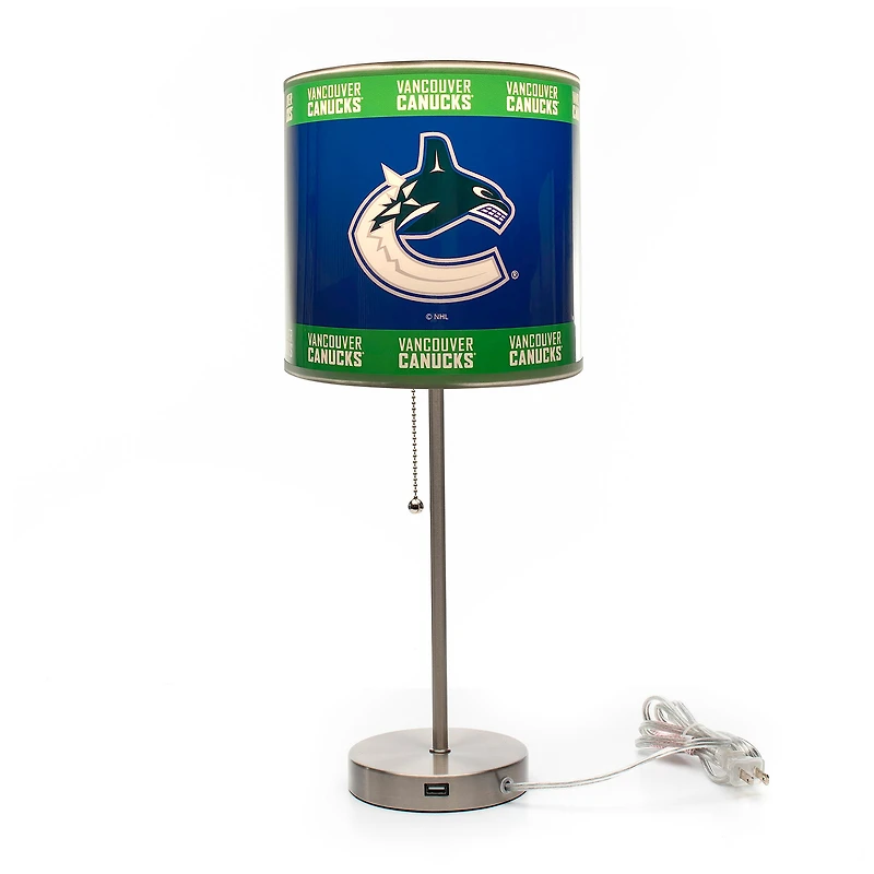Imperial Vancouver Canucks Chrome Desk Lamp