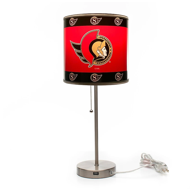 Imperial Ottawa Senators Chrome Desk Lamp