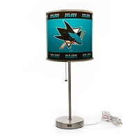 Imperial San Jose Sharks Chrome Desk Lamp