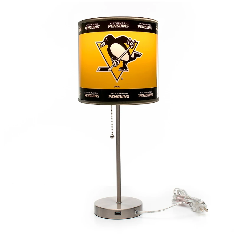 Imperial Pittsburgh Penguins Chrome Desk Lamp