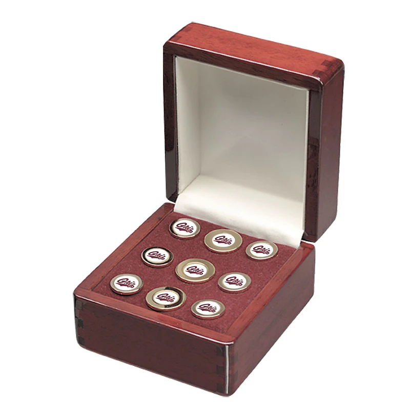 Men's Gold Montana Grizzlies Blazer Buttons