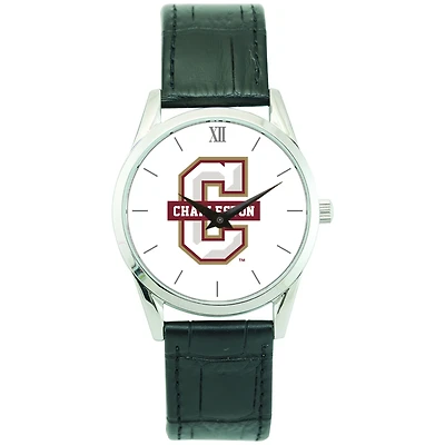 Unisex Silver Charleston Cougars Stainless Steel Wristwatch
