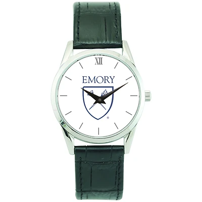 Unisex Silver Emory Eagles Stainless Steel Wristwatch