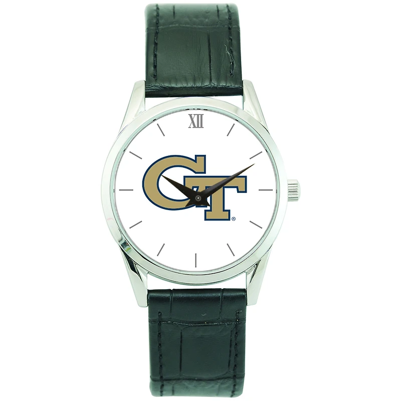 Unisex Silver Georgia Tech Yellow Jackets Stainless Steel Wristwatch