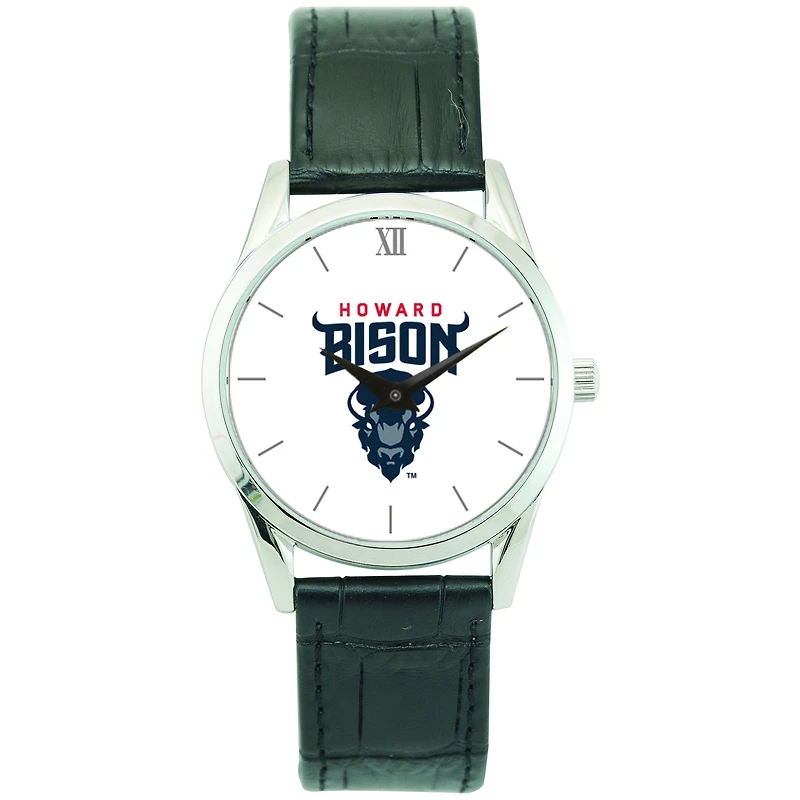 Unisex Silver Howard Bison Stainless Steel Wristwatch