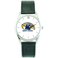Unisex Silver Kent State Golden Flashes Stainless Steel Wristwatch