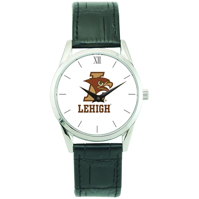 Unisex Silver Lehigh Mountain Hawks Stainless Steel Wristwatch