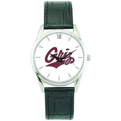 Unisex Silver Montana Grizzlies Stainless Steel Wristwatch