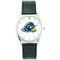 Unisex Silver Delaware Fightin' Blue Hens Stainless Steel Wristwatch