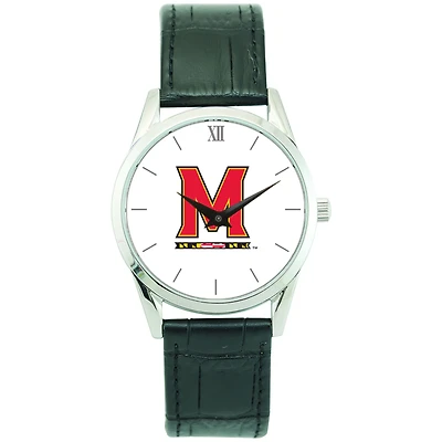Unisex Silver Maryland Terrapins Stainless Steel Wristwatch