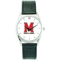 Unisex Silver Maryland Terrapins Stainless Steel Wristwatch