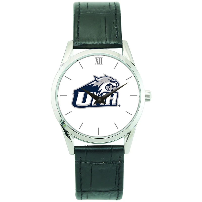 Unisex Silver New Hampshire Wildcats Stainless Steel Wristwatch