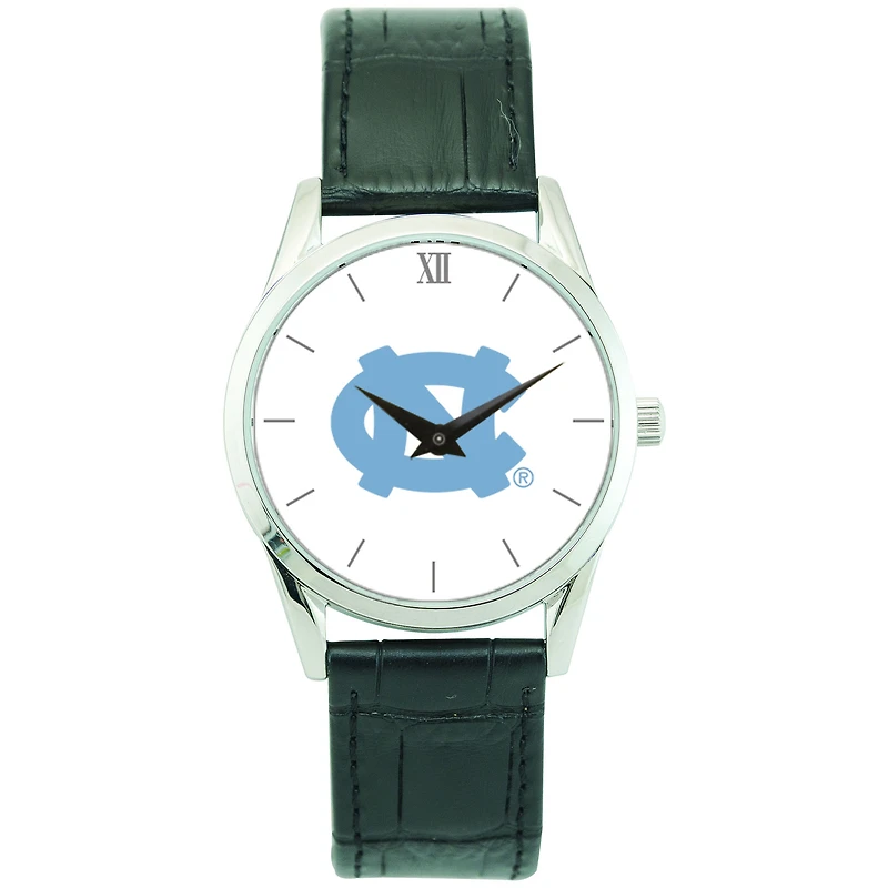 Unisex Silver North Carolina Tar Heels Stainless Steel Wristwatch