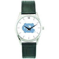 Unisex Silver North Carolina Tar Heels Stainless Steel Wristwatch