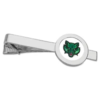 Silver Binghamton Bearcats Team Logo Tie Bar