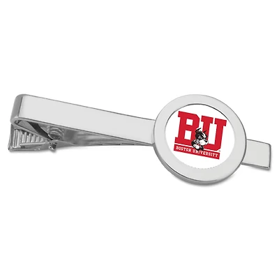 Silver Boston University Team Logo Tie Bar