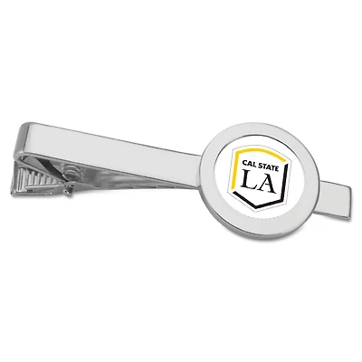 Silver Cal State L.A. Golden Eagles Team Logo Tie Bar