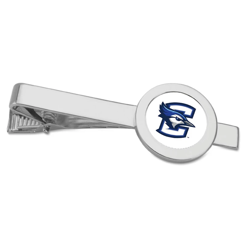 Silver Creighton Bluejays Team Logo Tie Bar