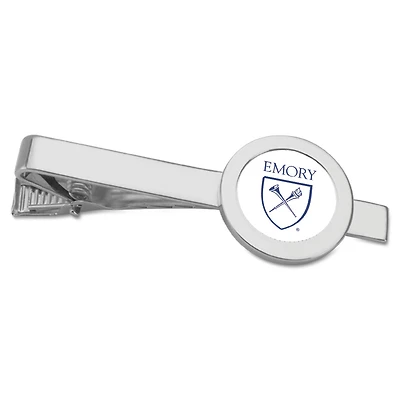 Silver Emory Eagles Team Logo Tie Bar