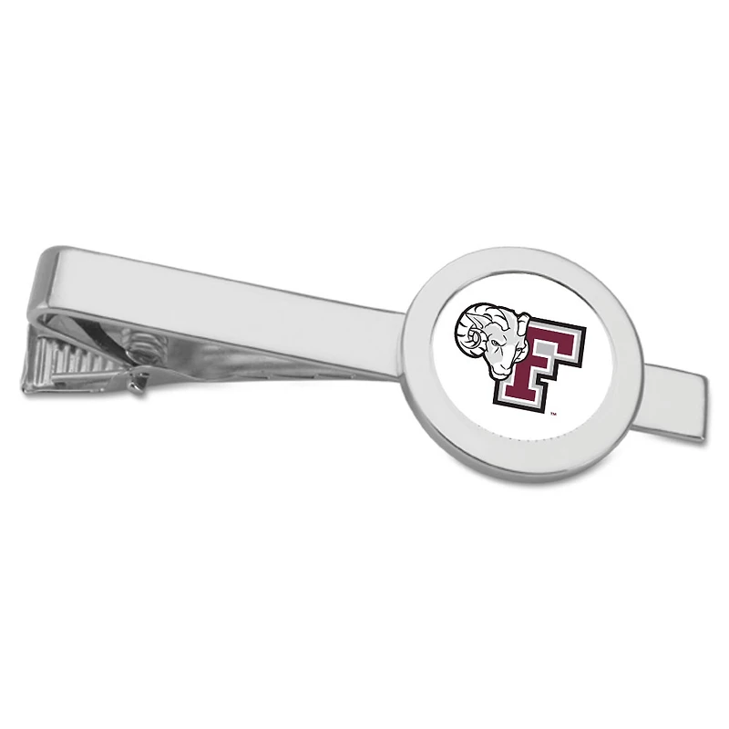 Silver Fordham Rams Team Logo Tie Bar