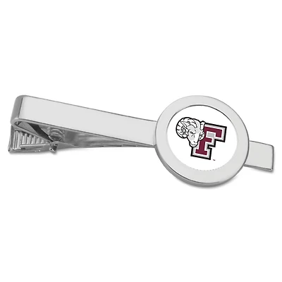 Silver Fordham Rams Team Logo Tie Bar