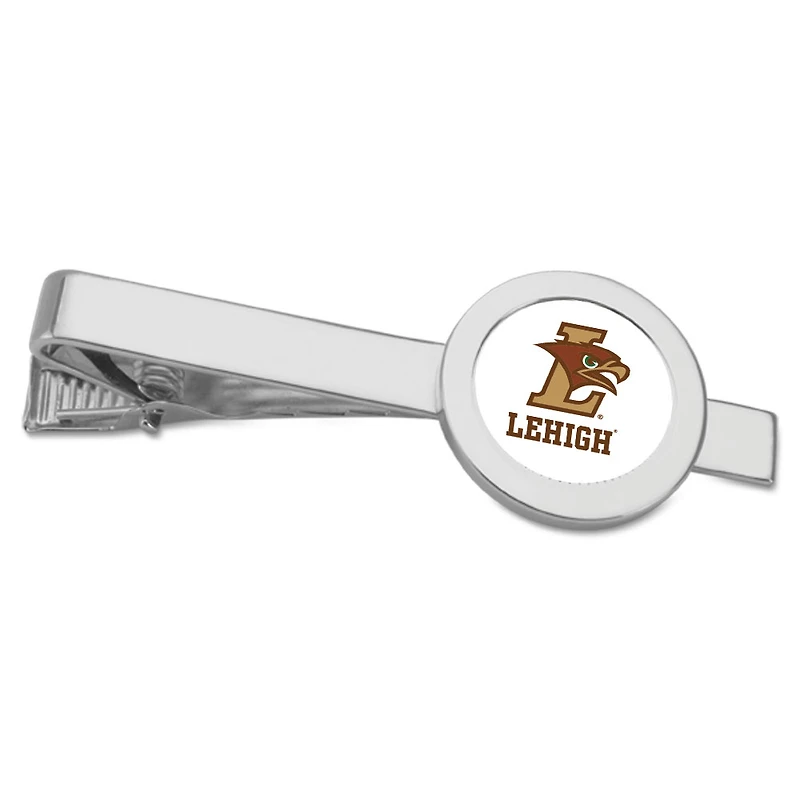 Silver Lehigh Mountain Hawks Team Logo Tie Bar