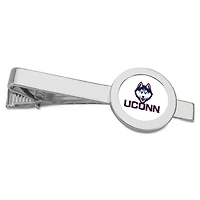 Silver UConn Huskies Team Logo Tie Bar