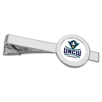 Silver UNC Wilmington Seahawks Team Logo Tie Bar