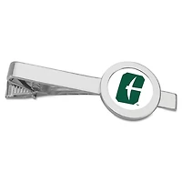 Silver Charlotte 49ers Team Logo Tie Bar