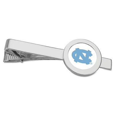 Silver North Carolina Tar Heels Team Logo Tie Bar
