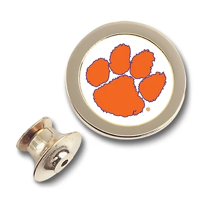 Gold Clemson Tigers Team Logo Lapel Pin