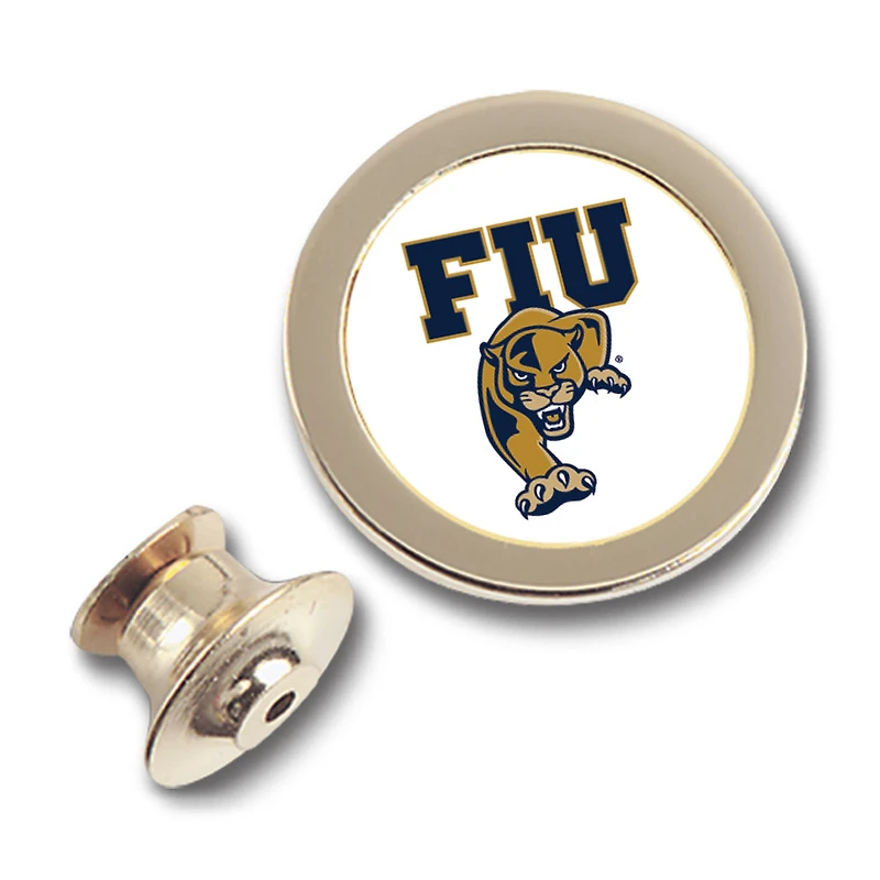 Gold FIU Panthers Team Logo Lapel Pin