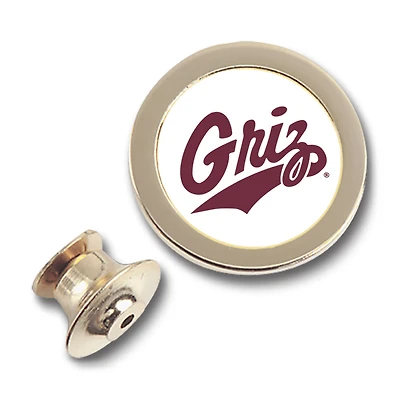 Gold Montana Grizzlies Team Logo Lapel Pin