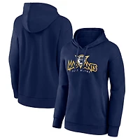 Women's Navy Fort Wayne Mad Ants Team Primary Logo Pullover Hoodie