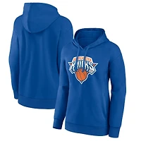 Women's Blue Westchester Knicks Primary Logo Pullover Hoodie