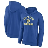 Women's Royal Santa Cruz Warriors Team Overtime Pullover Hoodie