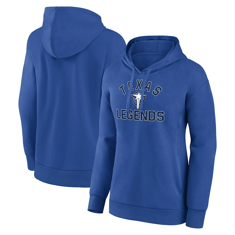 Women's Royal Texas Legends Team Overtime Pullover Hoodie