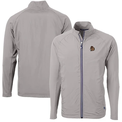 Men's Cutter & Buck Oregon State Beavers Adapt Eco Knit Hybrid Recycled Big & Tall Full-Zip Jacket