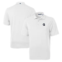 Men's Cutter & Buck White Gonzaga Bulldogs Team Big & Tall Virtue Eco Pique Recycled Polo