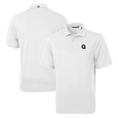 Men's Cutter & Buck White Gonzaga Bulldogs Team Big & Tall Virtue Eco Pique Recycled Polo
