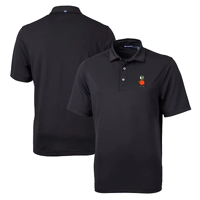 Men's Cutter & Buck Black UCF Knights Team Big & Tall Virtue Eco Pique Recycled Polo