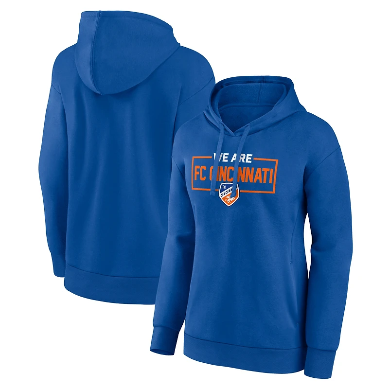Women's Blue FC Cincinnati We Are Pullover Hoodie