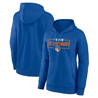 Women's Blue FC Cincinnati We Are Pullover Hoodie