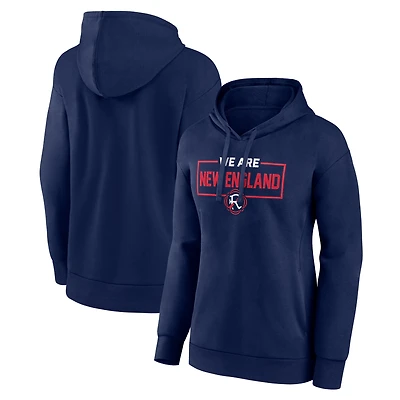Women's Navy New England Revolution Team We Are Pullover Hoodie