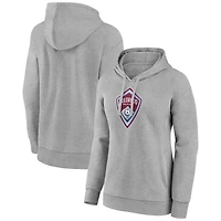 Women's Gray Colorado Rapids Official Logo Pullover Hoodie