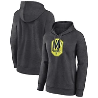 Women's Charcoal Nashville SC Official Logo Pullover Hoodie