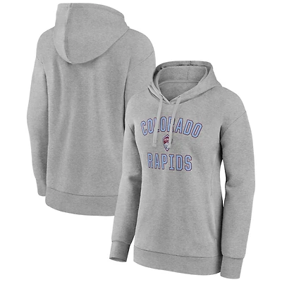 Women's Gray Colorado Rapids Victory Arch Pullover Hoodie